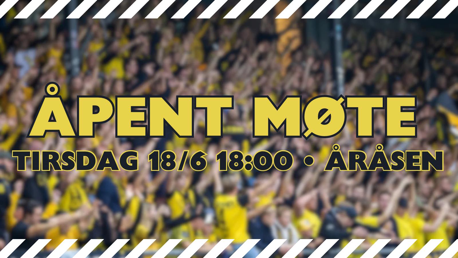 Åpent møte 18/6